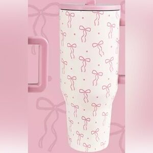 Pink Bow Pattern 32 oz Sport Hydrojug